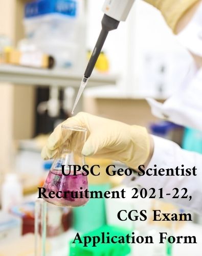 UPSC Geo Scientist Recruitment