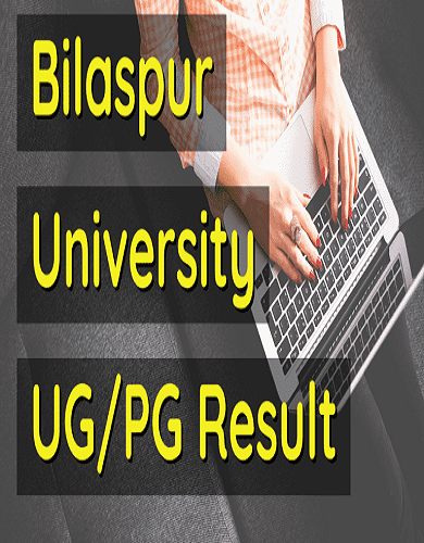 Bilaspur University Result 2022