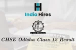CHSE Odisha Class 12 Result