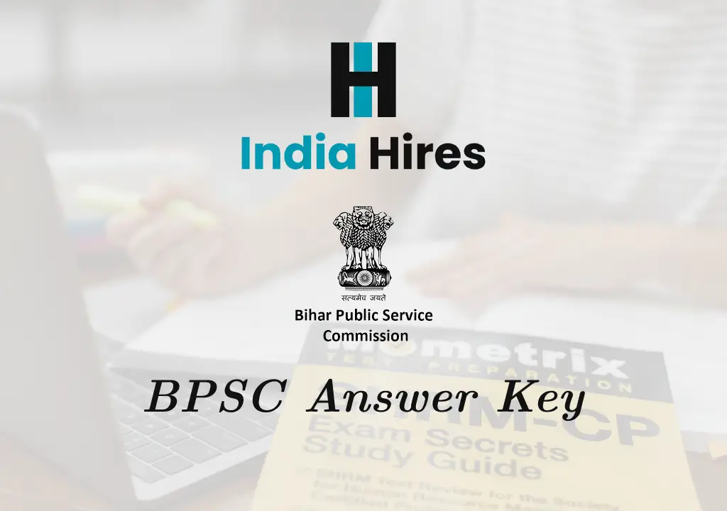 BPSC Answer Key